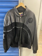 Vintage Washington Redskins Jeff Hamilton Leather Suede Jacket Size XXL