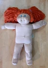 1978-1982 Cabbage Patch Kids Red Hair, Green Eyes Signed Girl Doll No Clothes