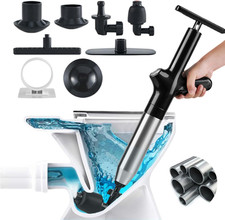 Stura WC Ad Aria Compressa, Pompa Carichi a Pressione Stantuffo, Stantuffo Pulit