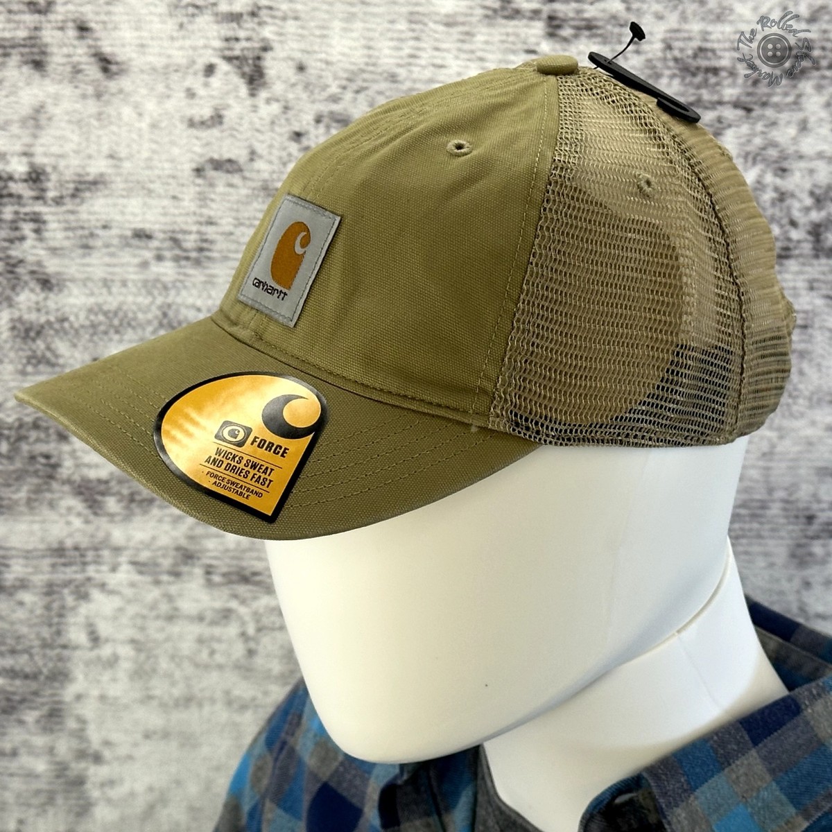 Carhartt 100286253 Men's Buffalo Sandstone Meshback Cap Dark