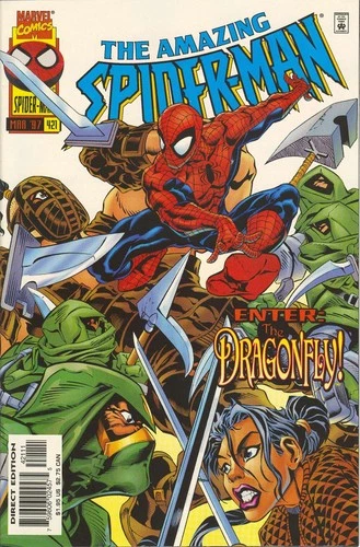 Amazing Spider-Man, The #421 VF; Marvel | Steve Skroce 1st Appearance Dragonfly
