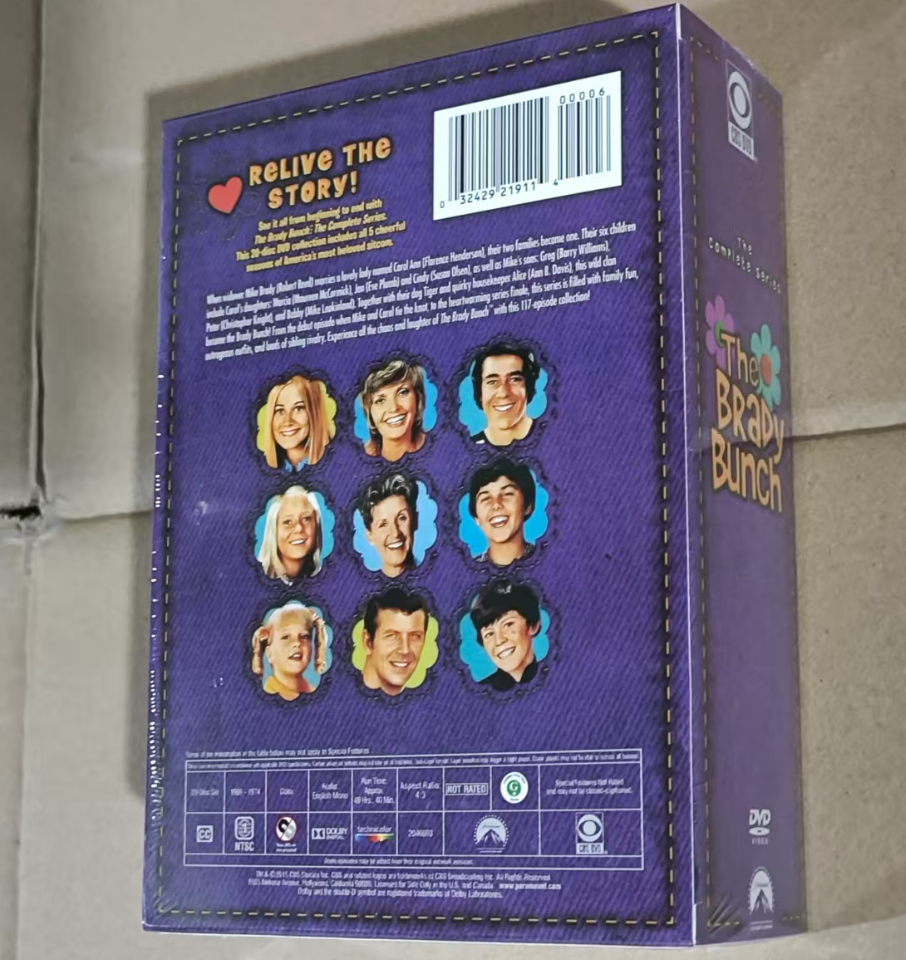 The Brady Bunch Complete TV Series (DVD, 20-Disc Set, Seasons 1-5) New ...