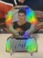2020-21 SP Signature Legends Decagons Auto Gino Odjick Canucks #DC-56!