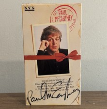 Paul McCartney Signed VHS Tape The Paul McCartney Special Autograph