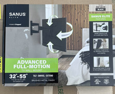 Soporte de pared articulado avanzado para TV Sanus BMF320-B1 Elite se adapta a televisores de 32-55" 125 lb