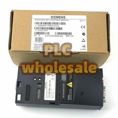 1PCS NEW In Box SIEMENS 6SE6400-1PB00-0AA0 MICROMASTER 4 PROFIBUS MODULE