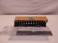Panduit WMPFSE Horizontal Cable Manager, Black, 1 RU, Black