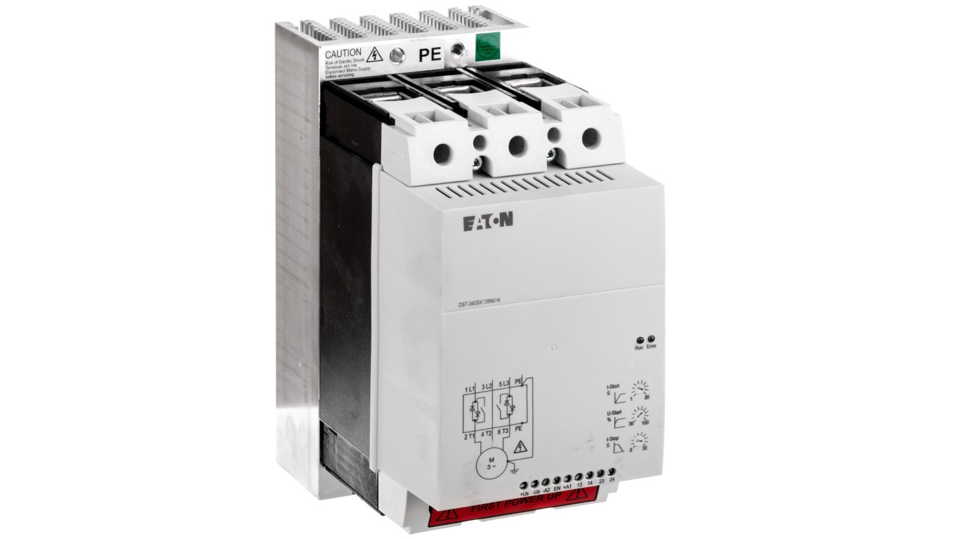 Soft Start 3 Phase 400VAC 135A 75kW/400V Uc=24V AC/DC DS7 134921