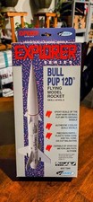 Vintage Estes Bull Pup 12D Flying Model Rocket Sport Scale Explorer Series OOP