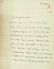 André GIDE - Autograph letter signed to Marcel Jouhandeau. L'ambigue proposition