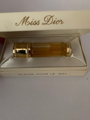 Christian Dior Miss Dior 1/8 Fl. Oz PARFUM Flacon pour le sac Vintage unbenutzt