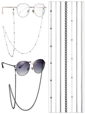Konohan 7 Pcs Eyeglass Chains Eyeglasses Strap Glasses Holder Necklace Eyewea...