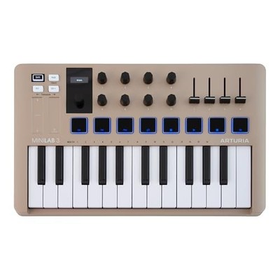 Arturia MIDI Keyboard Controller MiniLab 3 Limited Edition Champagne Color NEW