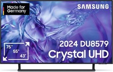 Samsung GU65DU8579UXZG 163cm Smart-TV Crystal UHD schwarz Triple Tuner