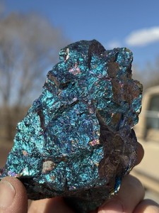 ☘️RR⛏️: Bright Chalcopyrite Peacock Ore, Mexico, 2+lb