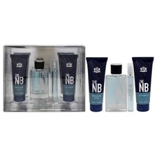 Prestige The New Brand by New Brand for Men - 4 Pc Gift Set 3.3oz EDT Spray, 0.5