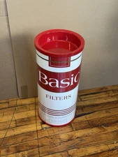 Vintage 1996 Basic Filters Cigarettes Standing  Ashtray Philip Morris 22" Size