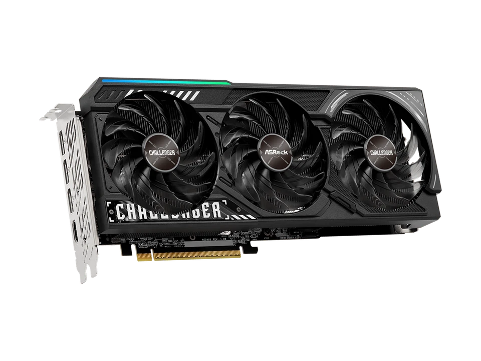 ASRock Challenger Radeon RX 9070 XT 16GB GDDR6 PCI Express 5.0 x16 Graphics Card - Image 3 of 4