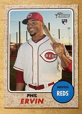 Phil Ervin Rookie 2017 Topps Heritage #551 Cincinnati Reds Mint