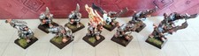 Warhammer Fantasy 10 Skaven Stormvermin w/ Command 6th AoS Old World Metal