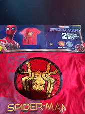 Boys Marvel Spiderman 2 piece Tee/shorts set size 5/6