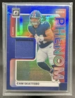 2025 Donruss Optic Cam Skattebo Blue Hyper (RAW)