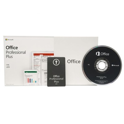 Microsoft Office Professional Plus 2019 DVD Retail Box Full Version New Sealed 