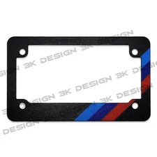 For M-Sport BMW Motorrad Motorcycles Textured License Plate Frame (M1000RR/R/XR)