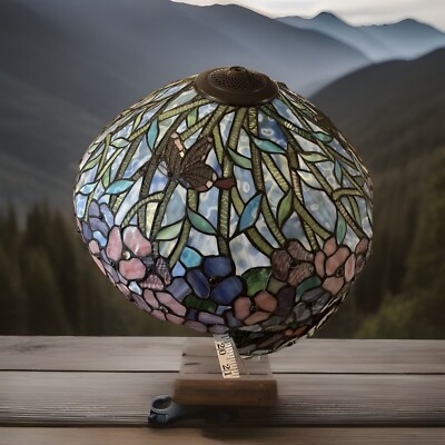 Meyda Lighting 20 W Tiffany Hanginghead Shade Stained Glass Metal Used Lamp