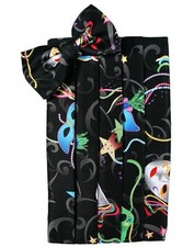 Mardi Gras Masks and Stars Cummerbund and Bow Tie