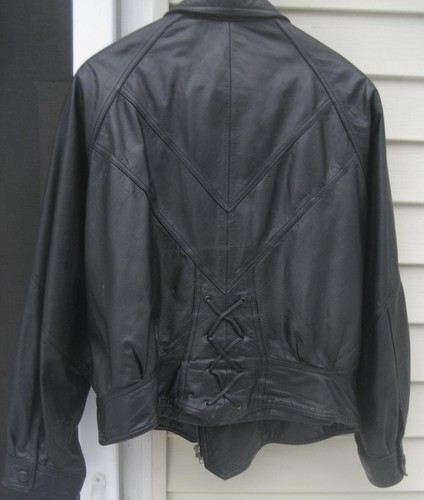 Wilson/Black Leather Jacket-Thinsulate Zip In Lining Wms. Sz. XL. - Picture 9 of 14