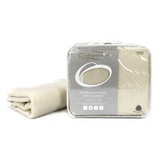 Onkaparinga Baby Soft Wool Bassinet Blanket-Cream