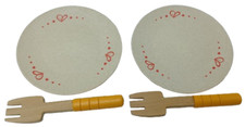 Play Food Hape Plates  Utensils