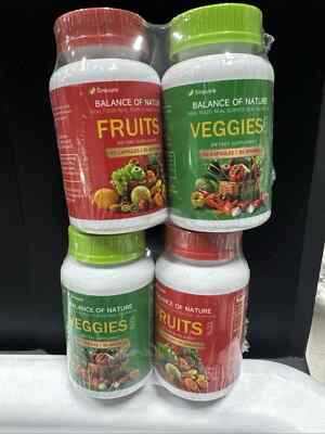 (2x) Fruits and Veggies Supplement Balance of Nature-360 Capsules Exp.10/26+