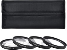 52mm 4 Piece HD Close-Up Filter Set for Nikon D7000 D5000 D3100 D3000 18-55mm