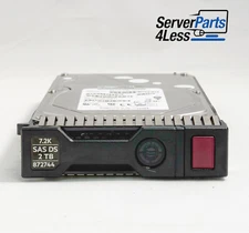 872485-B21 HP 2TB SAS 12G SC 7.2K LFF SC MV Drive 872744-001 872291-001