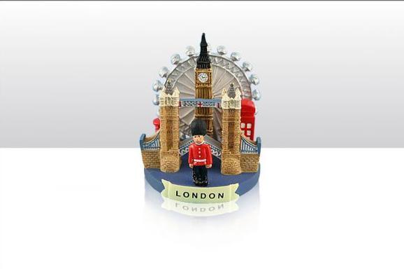 London Model Tower Bridge Big Ben Eye Ferris Wheel Guard, Great Britain