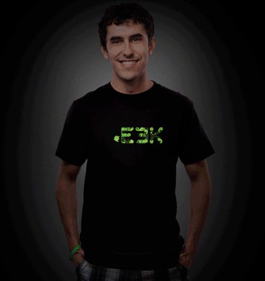 JNKH-L: Geek EEK Glow-In-The-Dark Halloween Tee (size L) | eBay