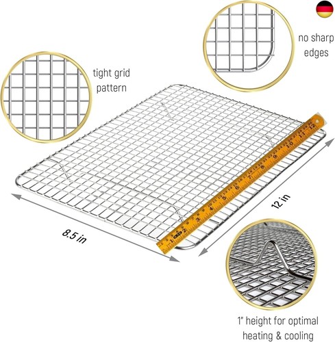 KITCHENATICS 100% Edelstahl Küchengitter Bratgitter zum Abkühlen und Braten ? - Bild 2 von 8