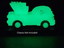 TJet -Skull Truck, w/ Glow-In-The-Dark, Body, Hubs, Axles, Tires, Engine Kit.