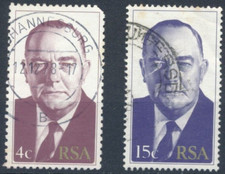 Inauguration of President Vorster - South Africa 1978 - F H - SG 449a & 450 (B)
