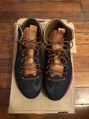 Nike LeBron 10 EXT Denim QS 2013 Size 10 597806-400