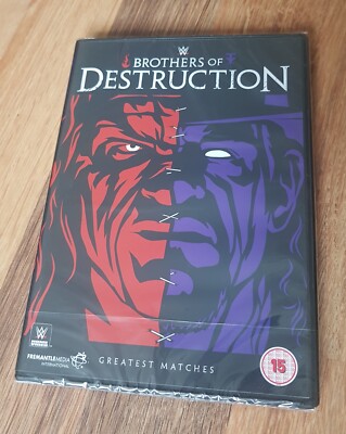 DVD WWE Brothers Of Destruction - Undertaker Et Kane | Edition UK Import | Contient 7 Matchs Légendaires