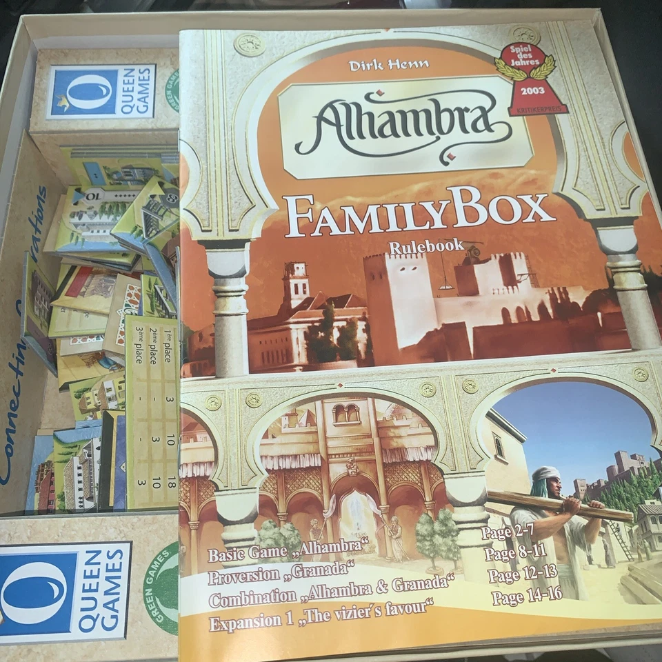Queen Boardgame Alhambra Family Box Board Game - Image 2 of 4