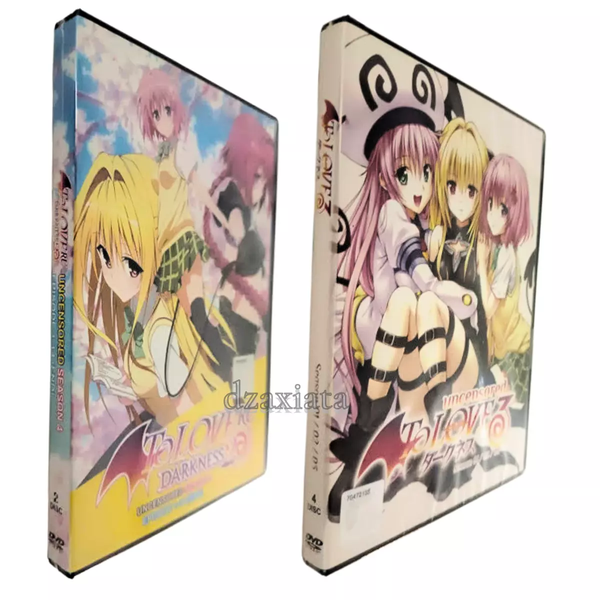 To Love Ru Complete Season 1+2+3+4 (1-64 End) Uncensored Anime DVD