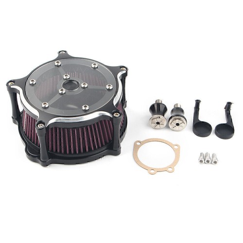 Turbine spike Air Cleaner intake filter For harley Sportster XL1200 XL883 72 48 - Picture 9 of 12