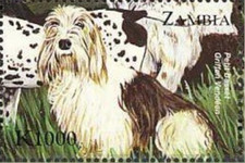 Zambia #Mi994 MNH 1999 Dogs World Petit Baset Griffon Vendeen 809f