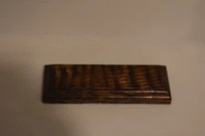 solid wood bases for miniature figures red oak dark stain 6x2