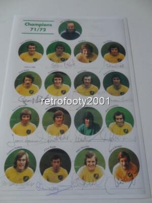 Carte à Collectionner Monty Gum 1975 - Norwich City FC - Originale