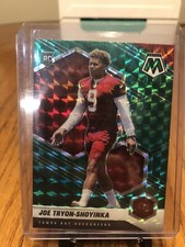 2021 Panini Mosaic Joe Tryon-Shoyinka Green Prizm Rookie RC #355 Buccaneers 